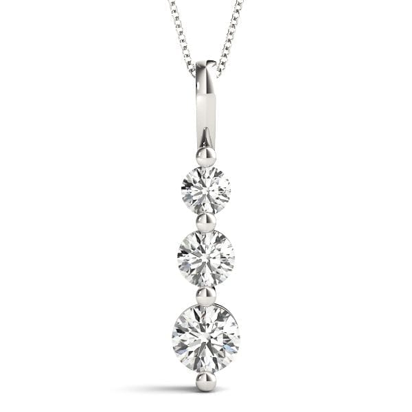 Linear Three Stone Pendant