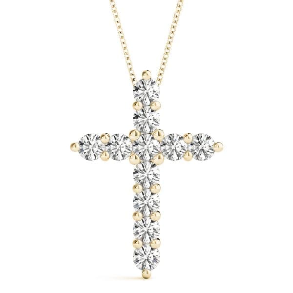Diamond Cross Pendant - Image 2