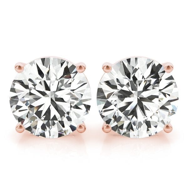 Classic Diamond Studs - Image 3