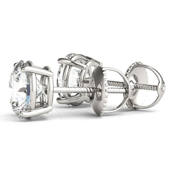 Classic Diamond Studs - Image 4