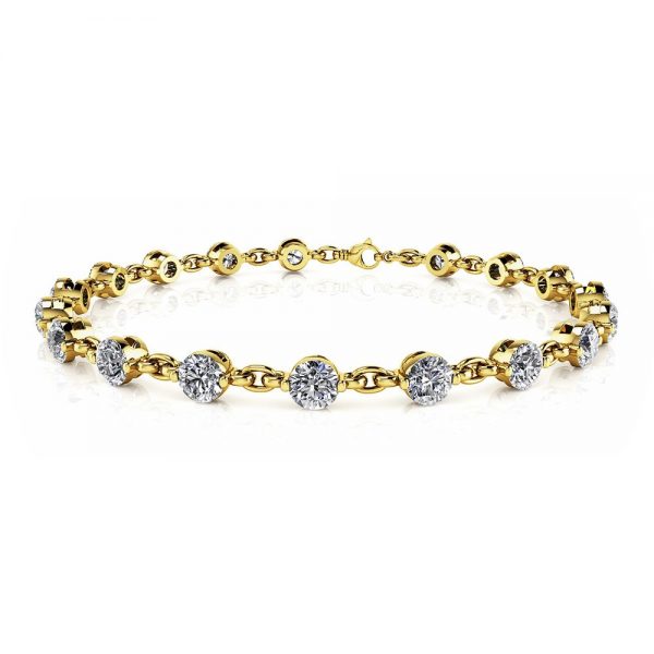 Diamond Link Bracelet - Image 2